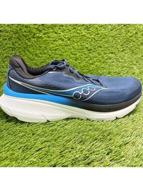Saucony Guide‎ 19 Mens Size 12 Blue White Black Athletic Running Shoes Sneakers